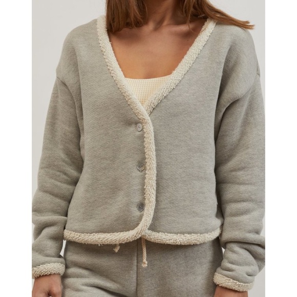 Donni poodle cotton terry cardigan grey - Picture 11 of 11